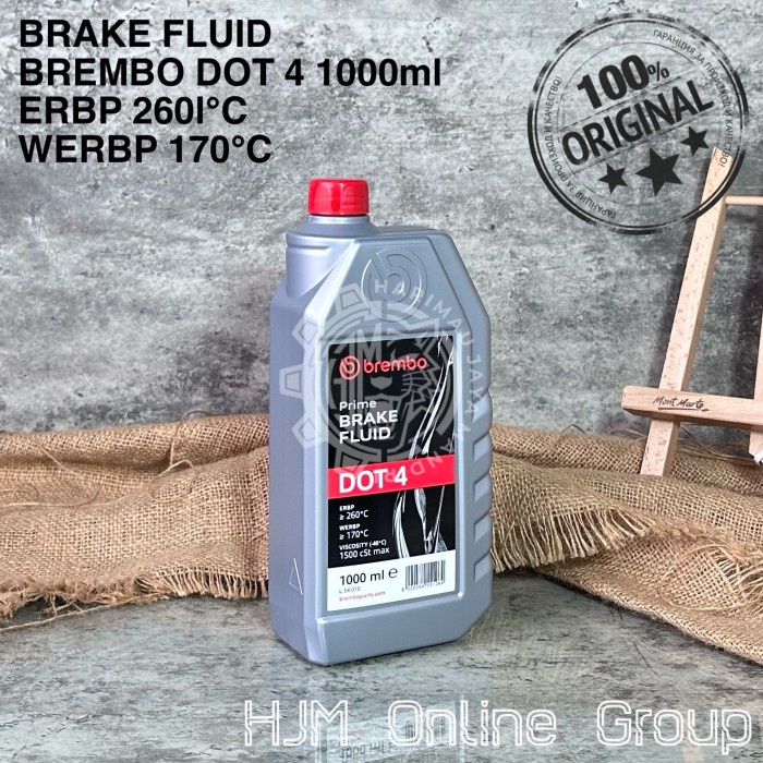 Jual Brake Fluid Dot 4 Brembo 1000 Ml Minyak Rem Oli Rem 1 Liter