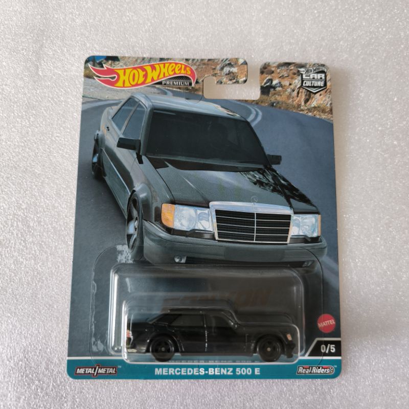 Jual HOT WHEELS CHASE CAR CANYON WARRIORS MERCEDES BENZ 500 E BLACK