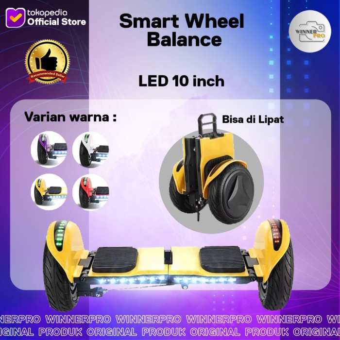 Jual Smart Wheel Balance Led 10 Inch New Model Hoverboard Smart