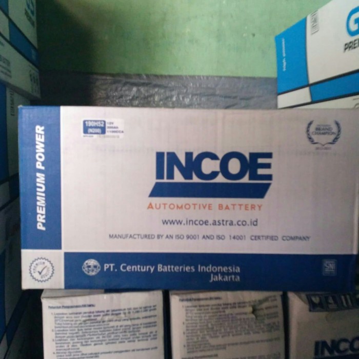 Jual New Aki Genset Incoe Premium Type N200 12 Volt 200 Ah Shopee