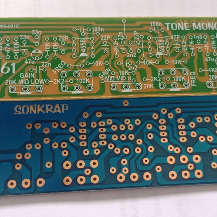 Jual Pcb Tone Control Mono Sonkrap Dual Ic Jrc Star Shopee Indonesia