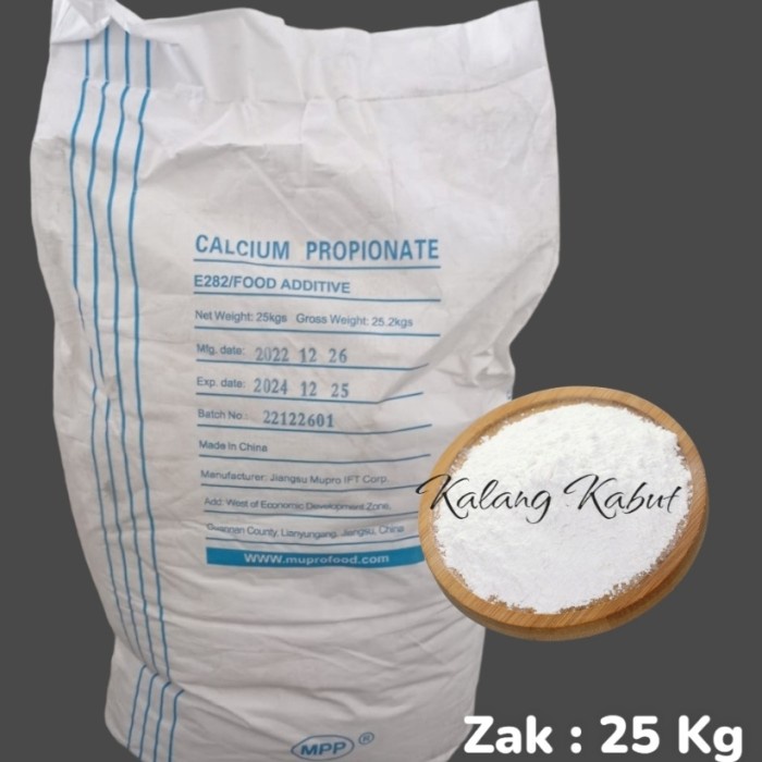 Jual Kalsium Propionat Calcium Propionate Asam Propionat 25 Kg