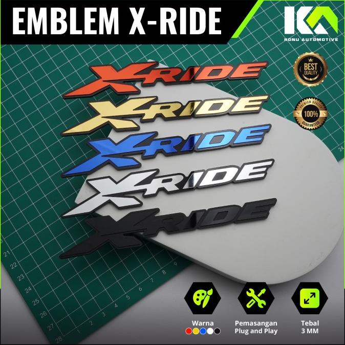 Jual LOGO XRIDE TIMBUL 3D EMBLEM TIMBUL YAMAHA X RIDE AKRILIK BUKAN