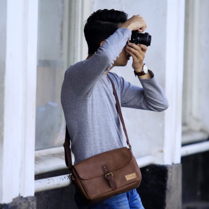 Jual Tas Kamera Sling Bag Camera Mirrorless Dslr Kulit Firefly Skye