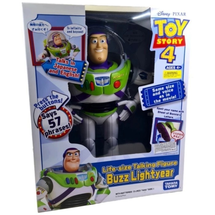 Jual Baru Takara Tomy Original Buzz Lightyear Toy Story 4 Life Size