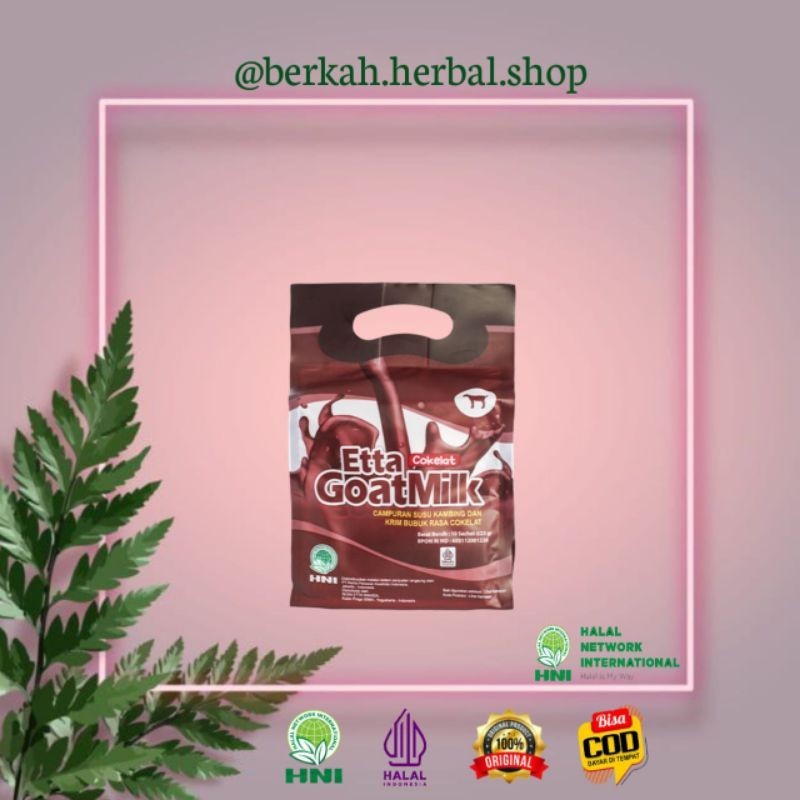 Jual Etta Goat Milk Cokelat Hni Hpai Susu Kambing Etawa Rasa Cokelat