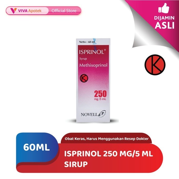 Jual Isprinol Mg Ml Sirup Methisoprinol Infeksi Virus Ml