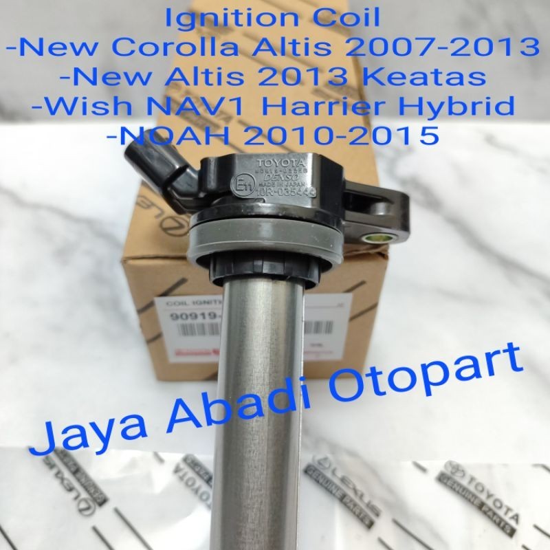 Jual Koil Ignition Coil Toyota New Corolla Altis 2007 2013 Original