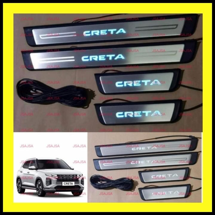 Jual TERBARU SILLPLATE SAMPING HYUNDAI CRETA 2022 ACTIVO LAMPU LED NON