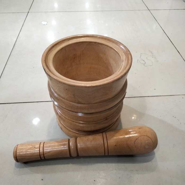 Jual Tumbukan Lumpang Dan Alu Kayu Set Besar F Shopee Indonesia