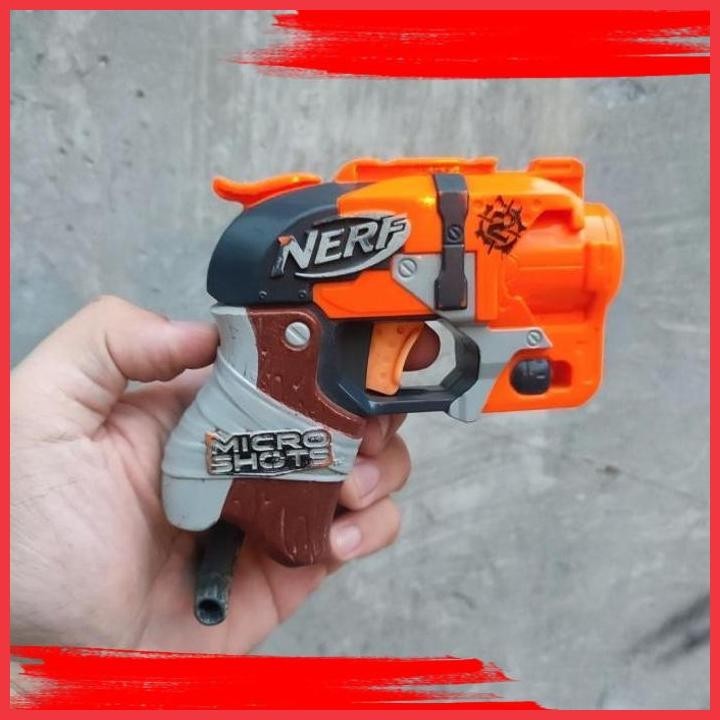 Jual PARA MAINAN PISTOL NERF MICRO SHOTS HAMMERSHOT ZOMBIE STRIKE