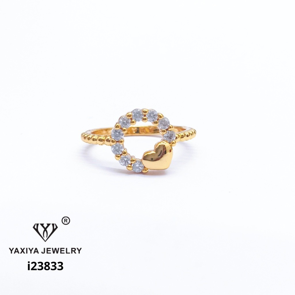 Jual Yaxiya Cincin Emas Wanita Permata Perhiasan Lapis Emas 18K 363