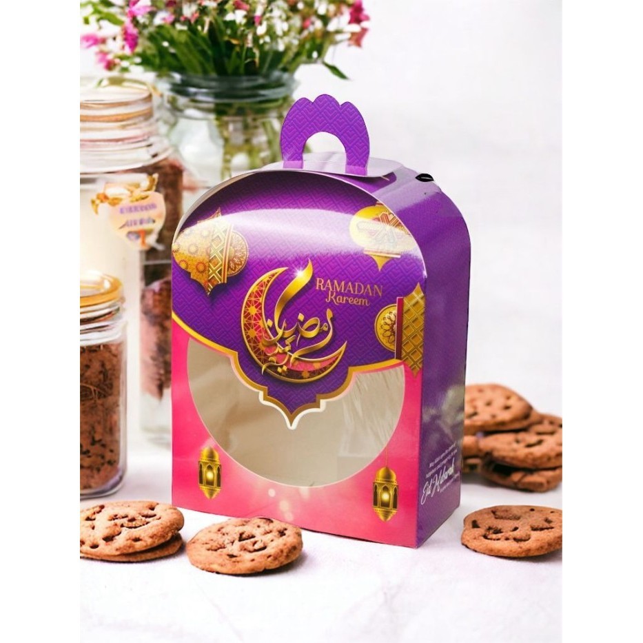 Jual ZAHRA Dus Cake Box Packaging Kotak Hampers Toples Lebaran Idul