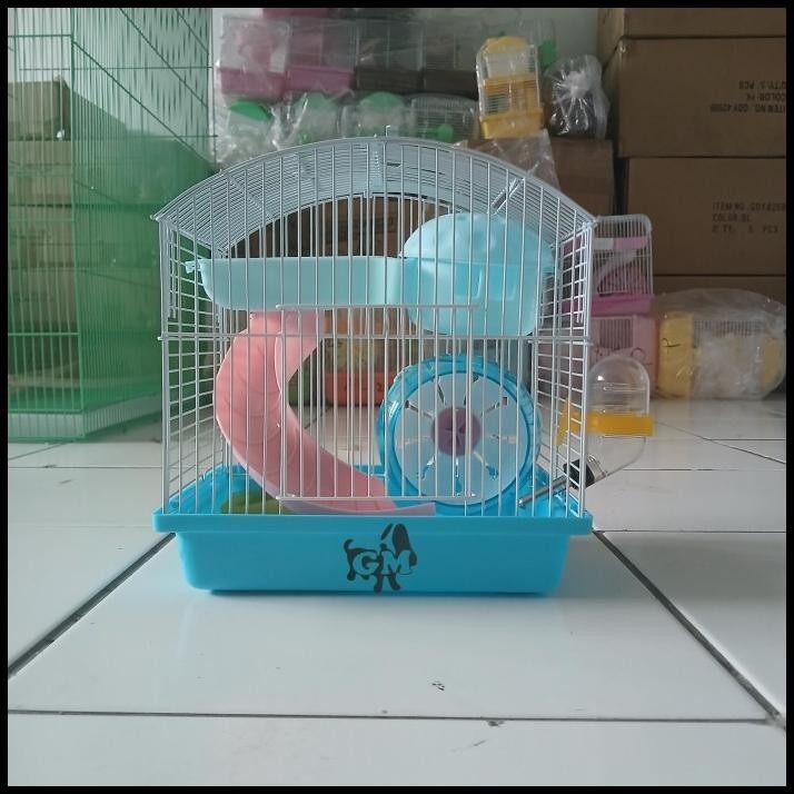 Jual Kandang Hamster Satu Set Dayang 158B Ukuran P23Cm L 16Cm T25Cm