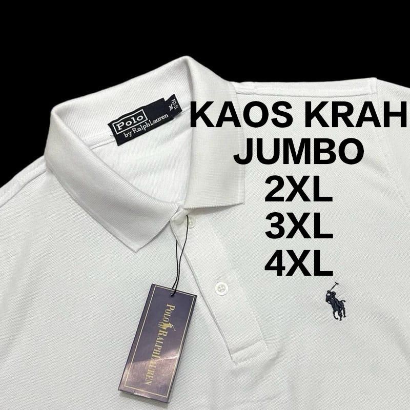 Jual Kaos Krah Polo Shirt Jumbo Pria Xxl Xxxl Xxxxl Kaos Polo Kerah