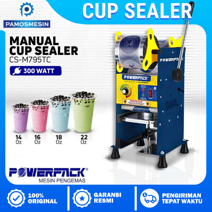 Jual Powerpack Cup Sealer Manual Cs M Tc Oz Mesin Press Cup