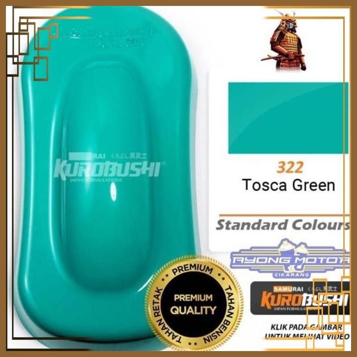 Jual AMC SAMURAI PAINT TOSCA GREEN 26 322 HIJAU TOSCA Shopee