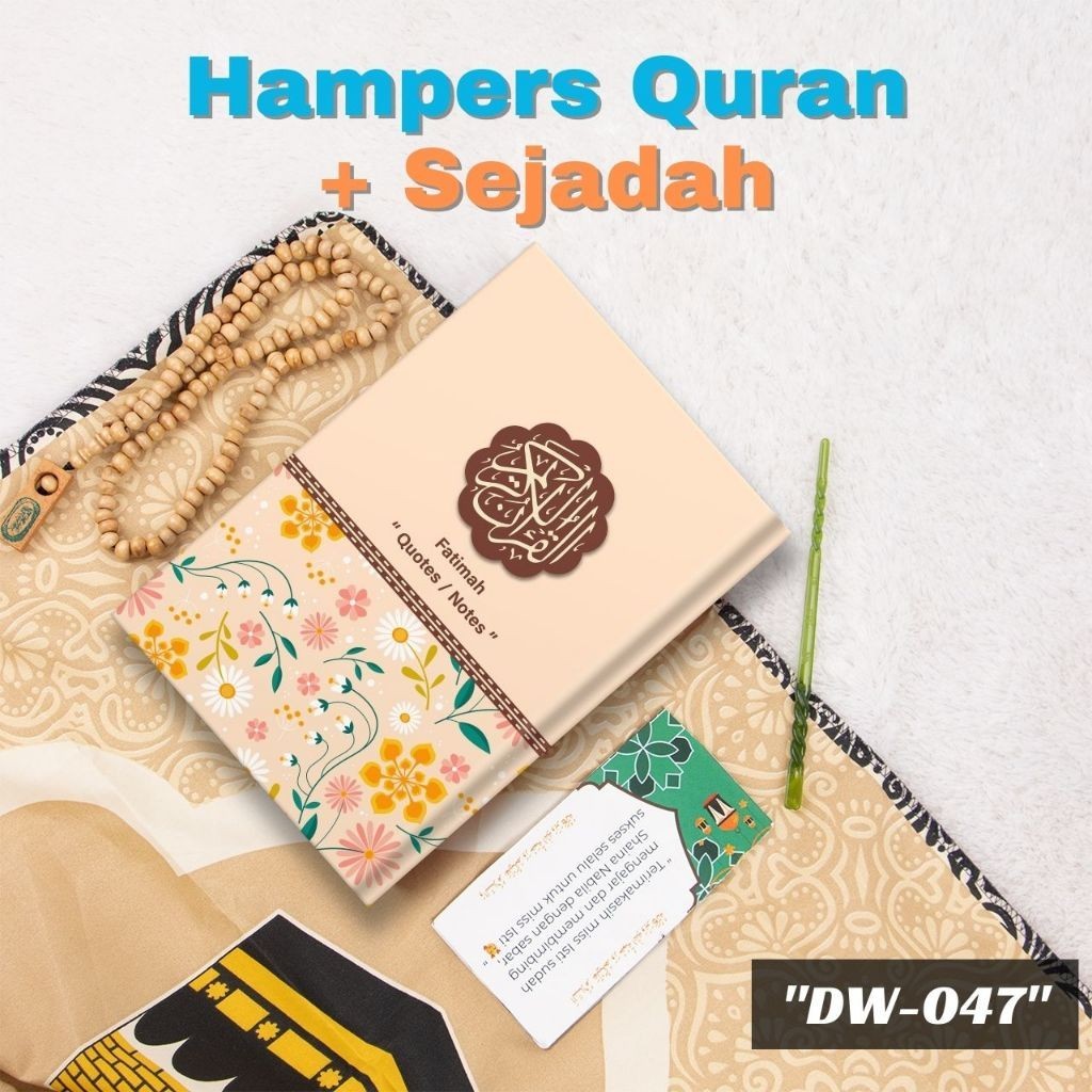 Jual Paket Sajadah Alquran Tasbih Quran Hantaran Custom Seserahan Nama