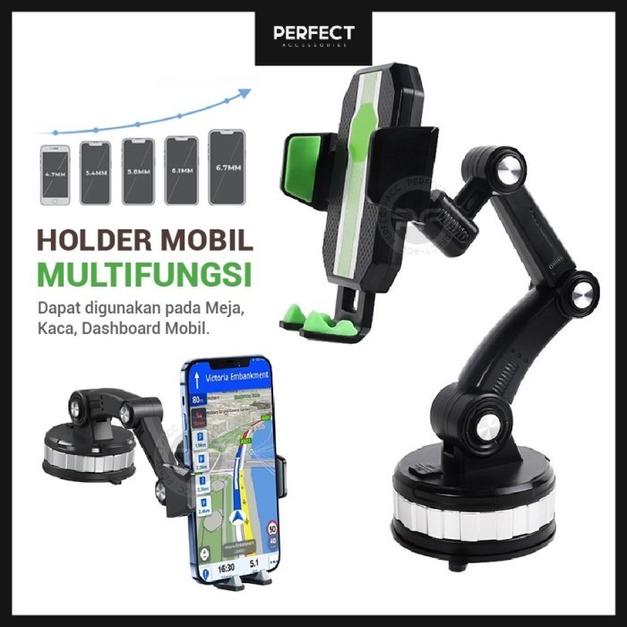 Jual Phone Hp Holder Hape Mobil Dashboard Robotic Teleskopik