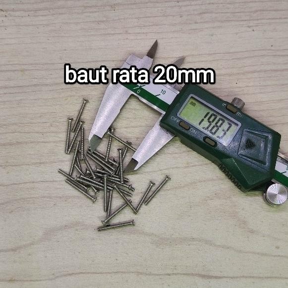 Jual Tamiya Baut Rata Mm M Head Screw Flat Stainless Anti Slek Dan