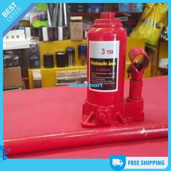 Jual UNIVERSAL BOTTLE HYDRAULIC JACK DONGKRAK MOBIL HIDROLIK BOTOL 3