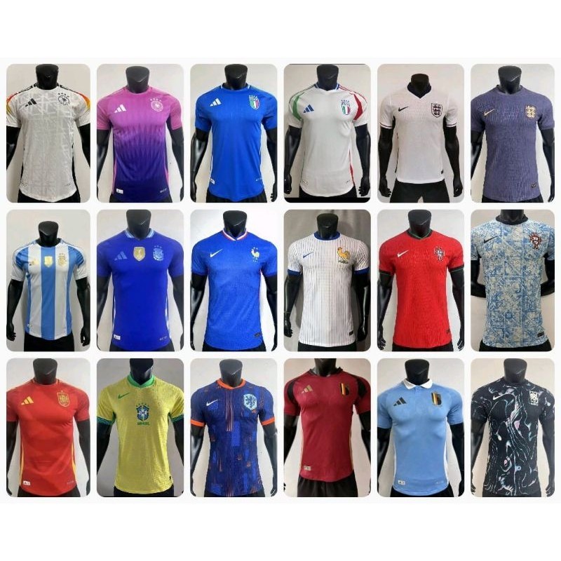 Jual PLAYER ISSUE PI TERBARU JERSEY BOLA NEGARA EUR0 C0PA 2024 IMPORT