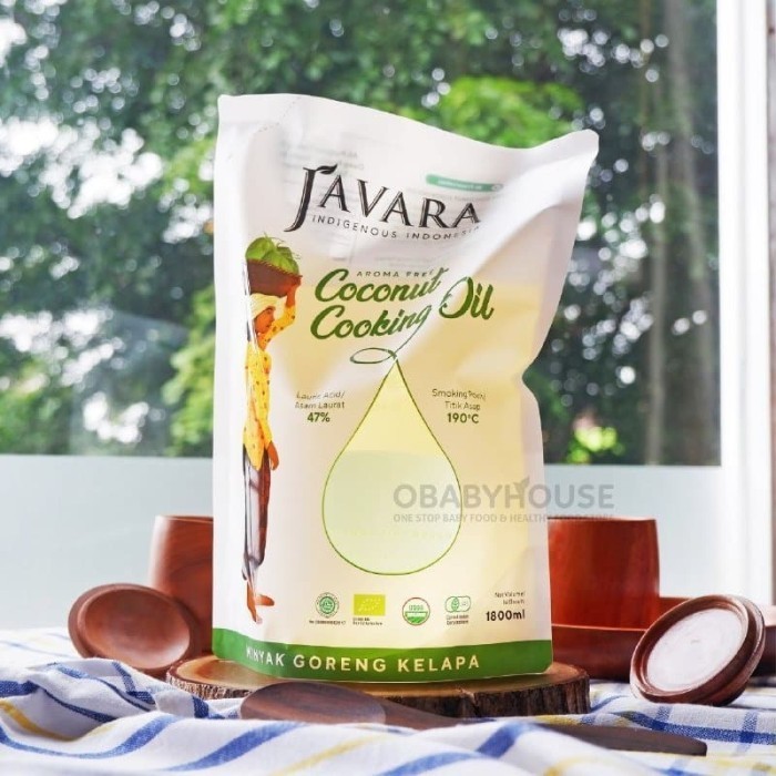 Jual Akko Javara Organic Coconut Oil Cooking Oil Aroma Free 1800 Ml