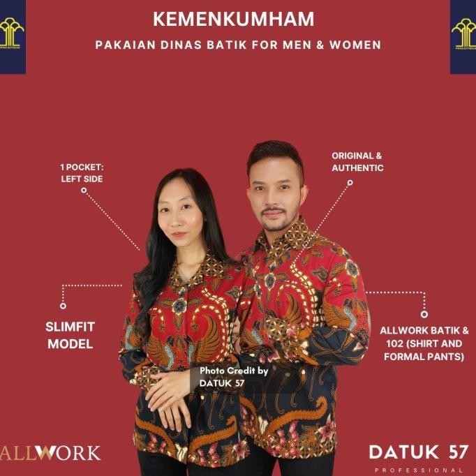 Jual New Sale Allwork Edition Seragam Kemeja Pd Pakaian Dinas Batik