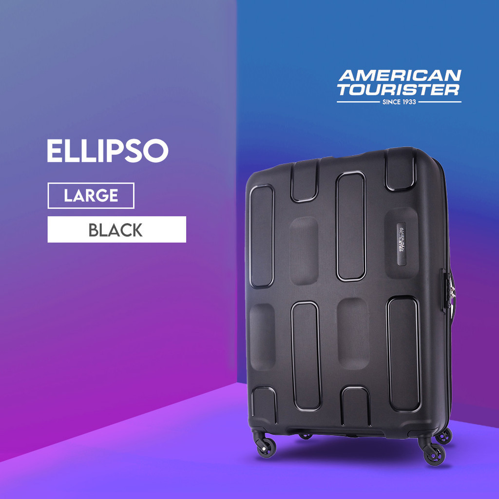 Jual American Tourister Koper Hardcase Ellipso Large Inch Black