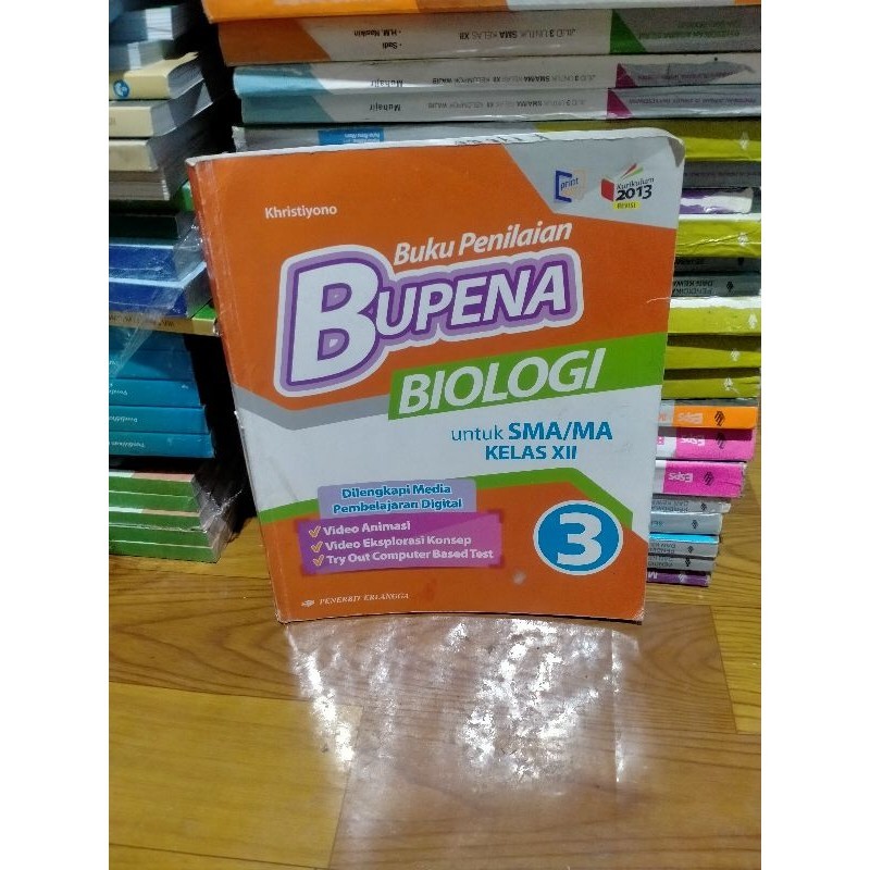 Jual Buku Penilaian Bupena Biologi Sma Ma Kelas Xii Revisi