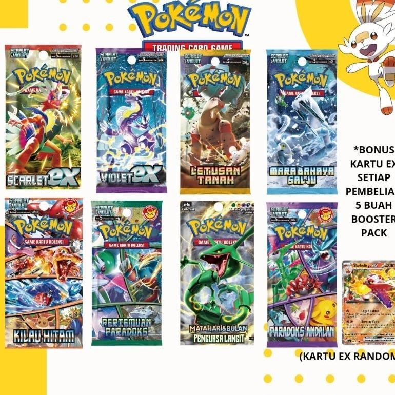 Jual Pokemon Tcg Indonesia Pokemon Booster Pack Hantaman Triplet Sv A