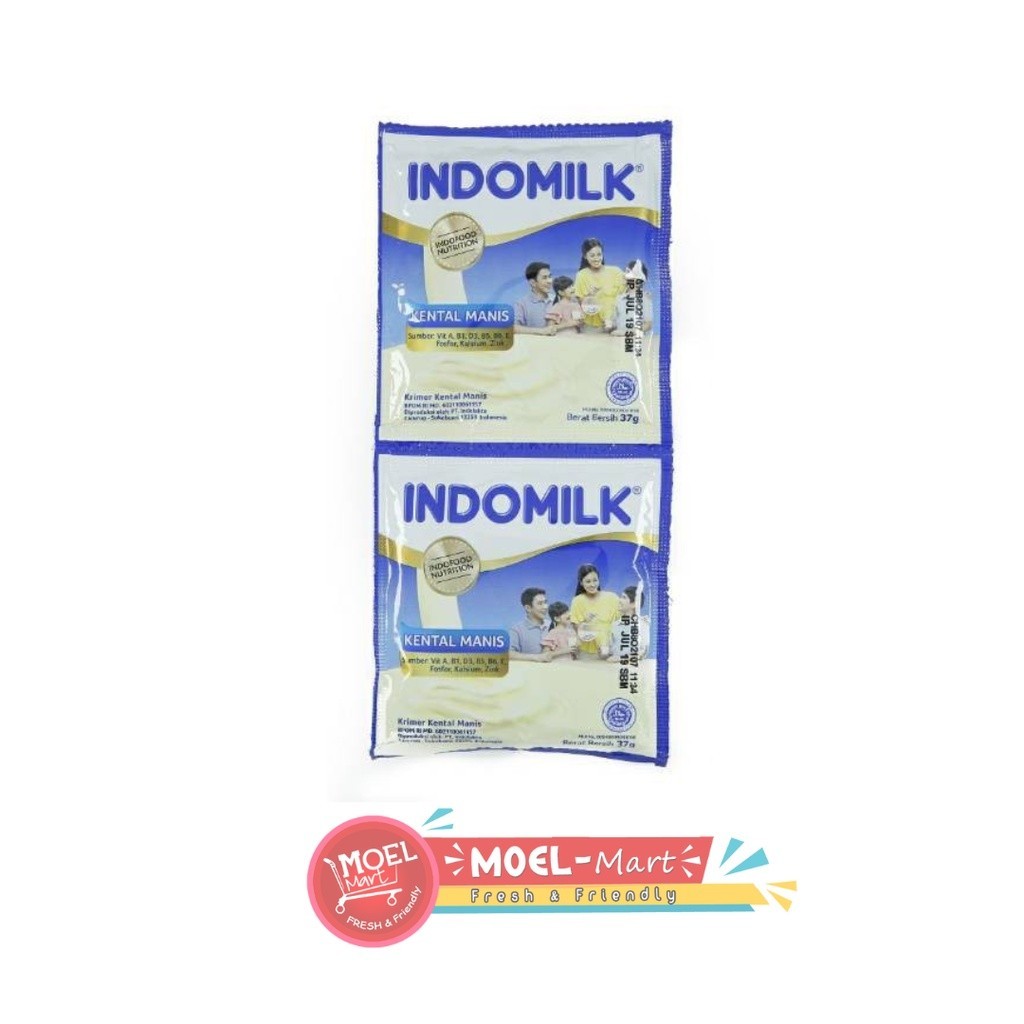 Jual Indomilk Susu Kental Manis Putih Sachet X Gr Shopee Indonesia