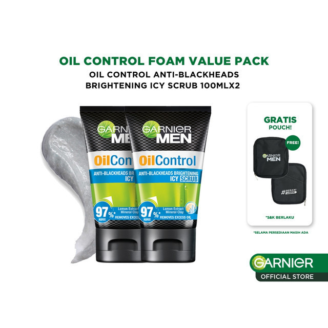 Jual Paket Hemat Isi Garnier Men Oil Control Anti Blackheads