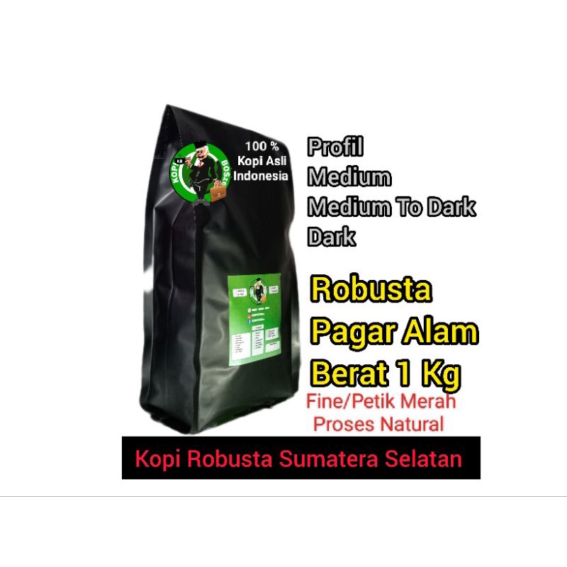 Jual Biji Fine Robusta Pagaralam Kg Petik Merah Proses Natural