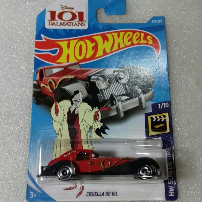 Jual Hot Wheels Cruella De Vil Card Hw Screen Time Disney