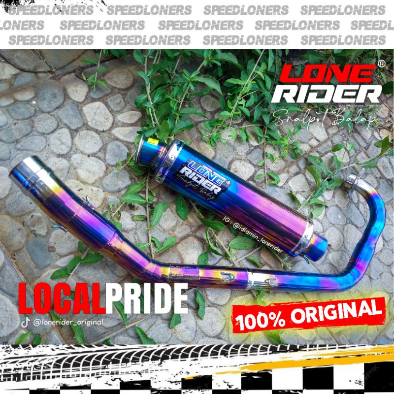 Jual Knalpot Lone Rider SATRIA FU LONE RIDER ORIGINAL HE Ngaceng