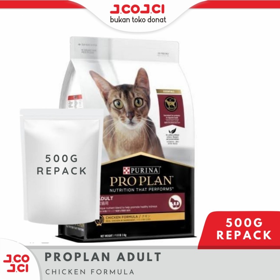 Jual Pro Plan Proplan Adult Cat Chicken G Repack Makanan Kucing