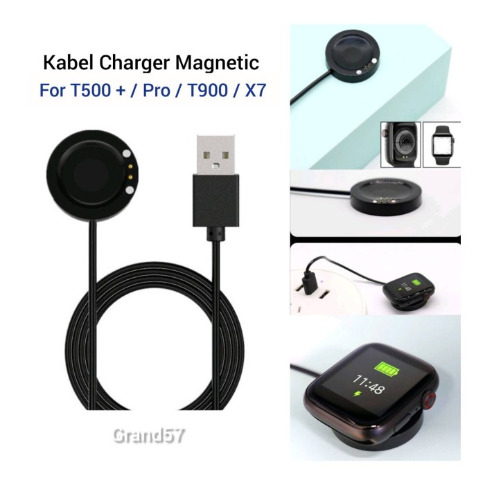 Jual Kabel Charger Power Smartwatch Jam Tangan T Pro T Plus