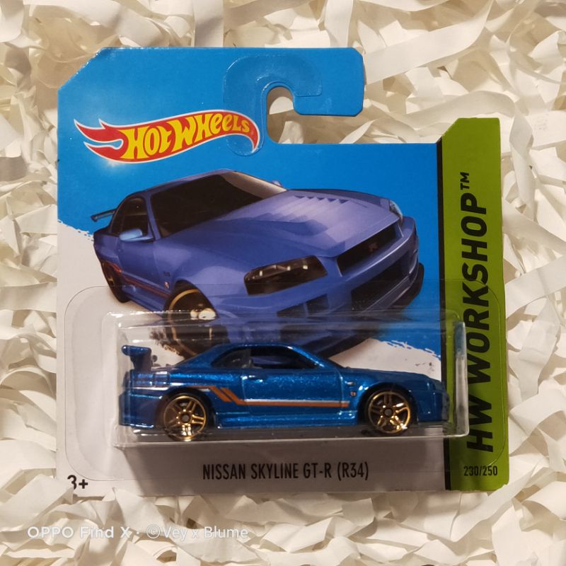 Jual Hotwheels Nissan Gtr R Biru Sc Short Card Blue Hw Workshop