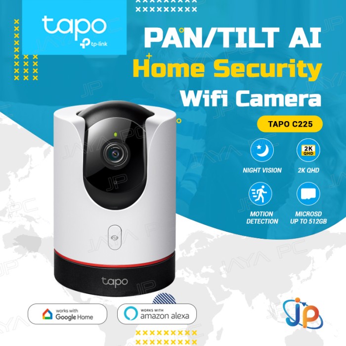 Jual Tp Link Tapo C Pan Tilt Ai Home Security Wi Fi Ip Camera Cctv