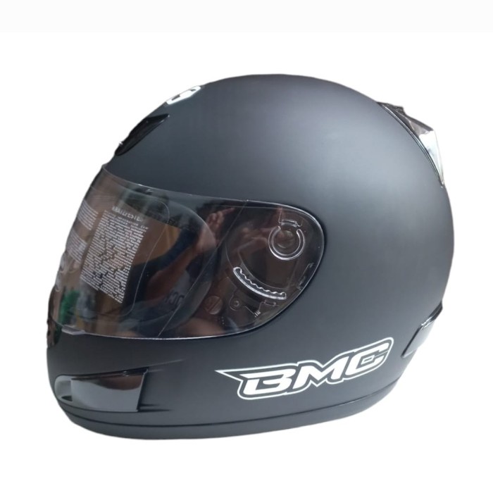 Jual Helm Fullface Bmc Star Solid Clear Original Helm Motor Pria Dewasa