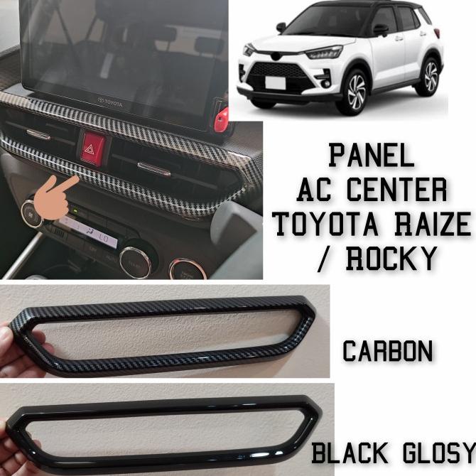 Jual Panel Vent Ac Tengah Center Toyota Raize Rocky Carbon Black Glossy