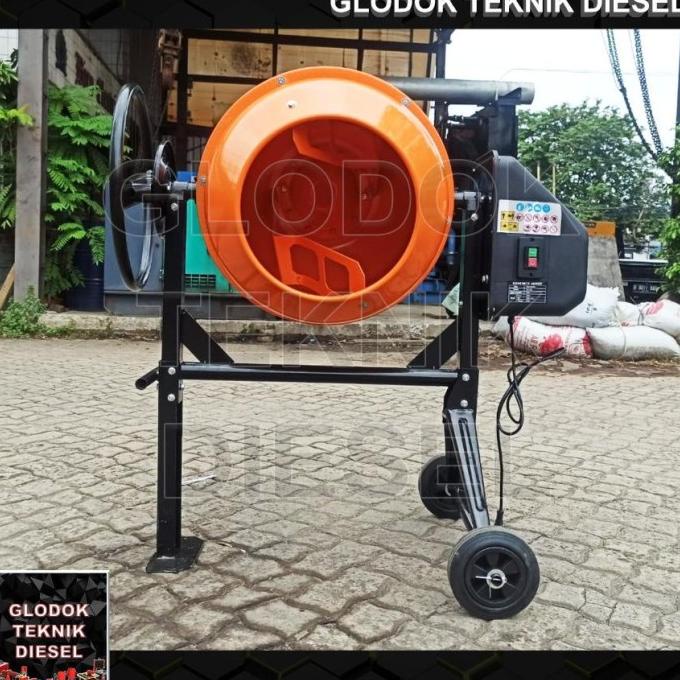 Jual Ug0765 Mesin Pengaduk Semen Molen Listrik Concrete Mixer 120 Liter