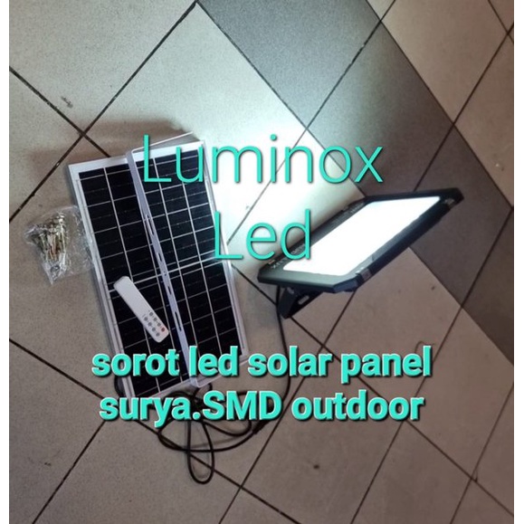 Jual Lampu Sorot Tenaga Surya Watt W Tembak Led Solar Panel