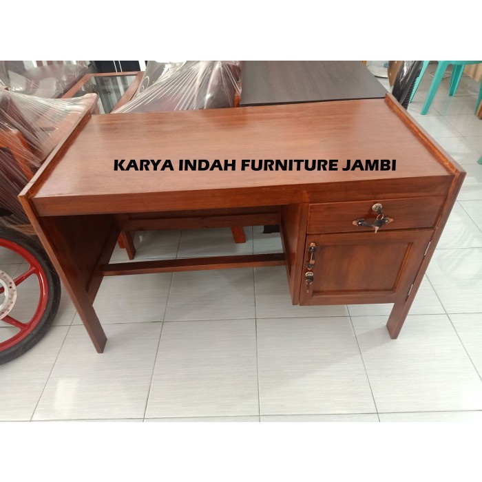 Jual Buruan Beli Meja Tulis Kerja Kantor Belajar Kayu Setengah