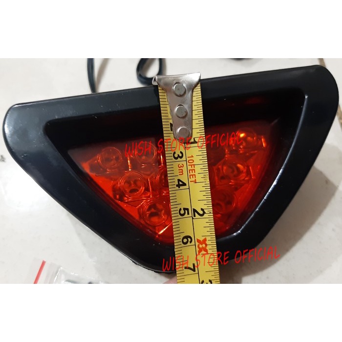 Jual Lampu Stop Lamp Model F1 Rem Brake Belakang Stoplamp Segitiga 12V