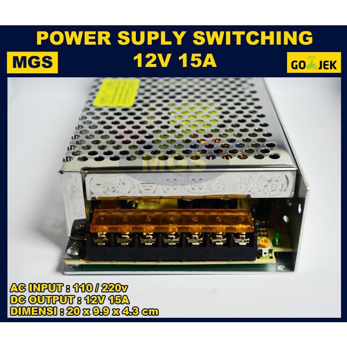 Jual Adaptor V A Power Supply Switching Led Jaring Ampere