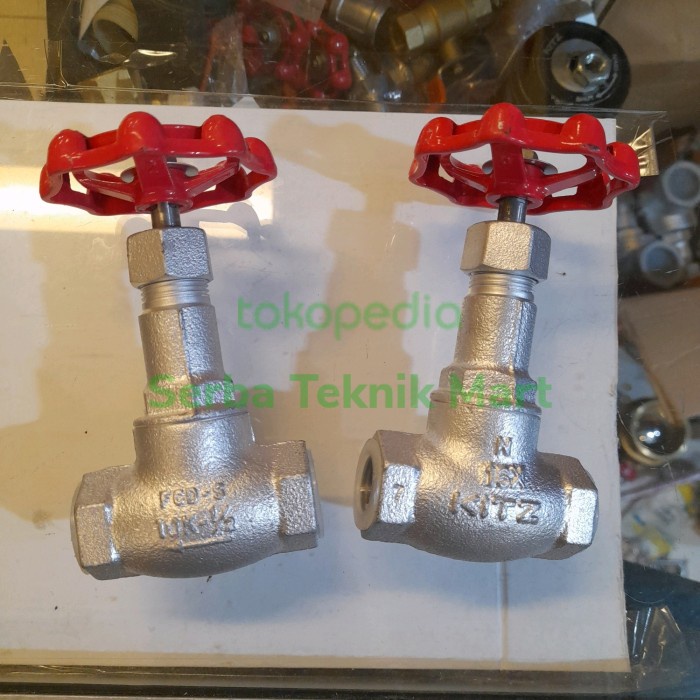 Jual Original Globe Valve 1 2 Kitz Cast Iron 10K Sj Stop Kran