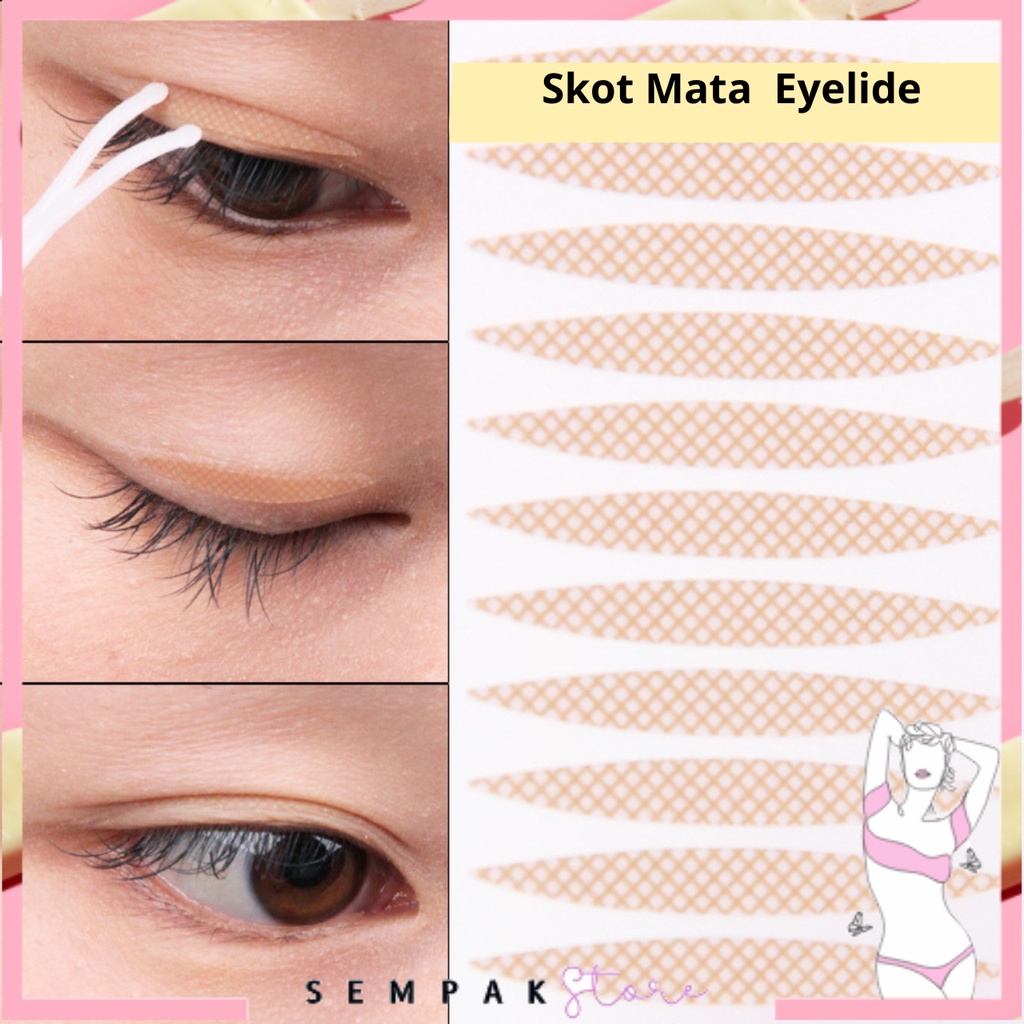 Jual SS Skot Mata Eyelide 20Pasang Double Eyelid Stickers Tape 40Pcs