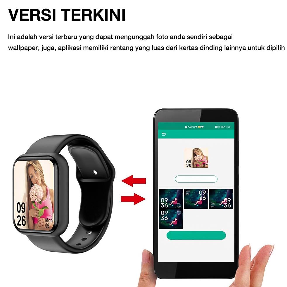 Jual New Collection Y68 Jam Tangan Pria Wanita Digital Smartwatch